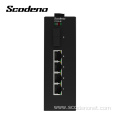 Scodeno Din-rail Single Mode Dual Fiber 5ports Switch